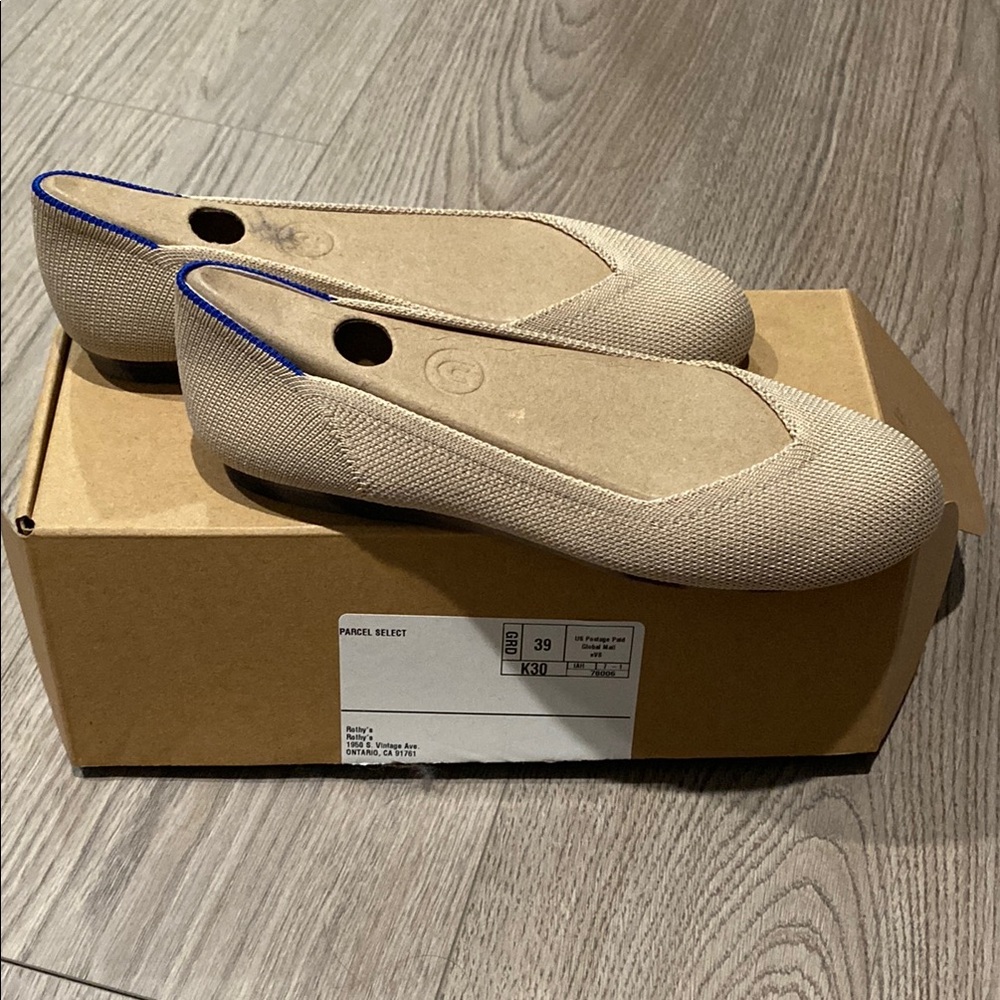 Rothy's Tan Flats Versatile Slip-On Loafers